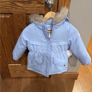 Oshkosh girls winter coat parka lavender purple color size 6 NWT